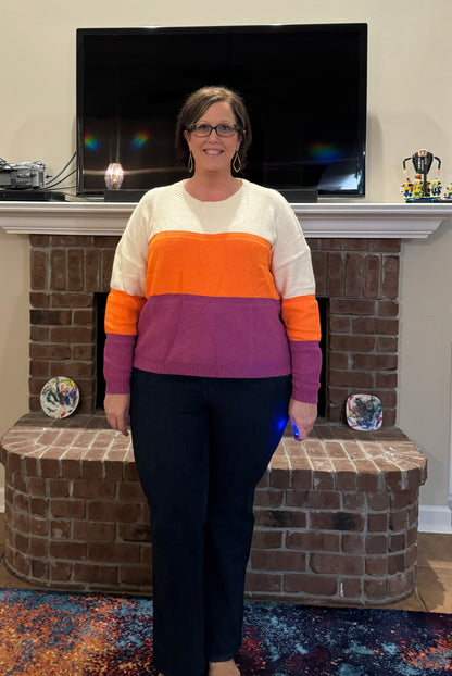Color Block Sweater