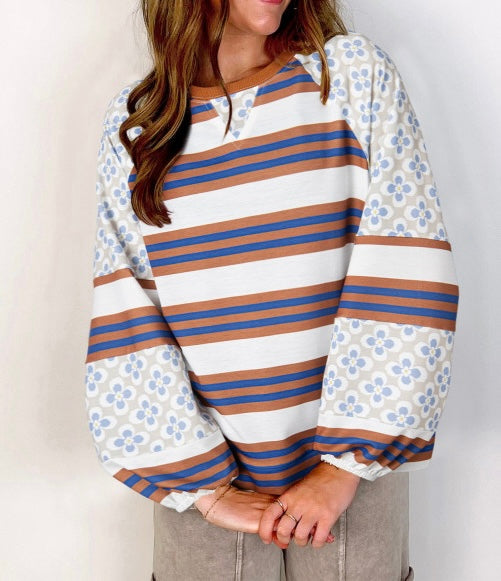 Casual Striped Pattern Shirt